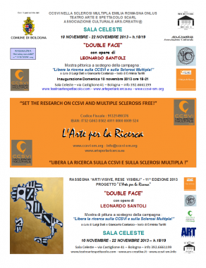 Locandina Mostra personale di Leonardo Santoli in Sala Celeste Locandina Mostra personale di Leonardo Santoli in Sala Celeste