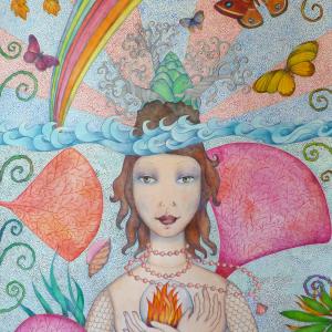 I quattro elementi dell'universo cm 54x74 I quattro elementi dell'universo cm 54x74