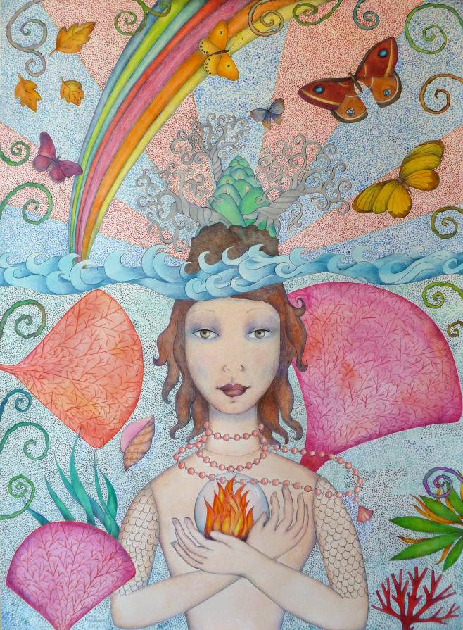 I quattro elementi dell'universo  cm 54x74