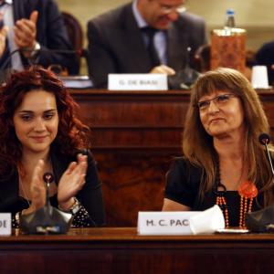 Cerimonia conferimento del Premio "Città delle Dame" a Martina Giangrande- Provincia di Bologna -