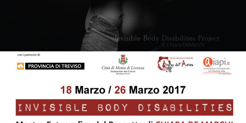 Invisible Body Disabilities Mostra Fotografica del progetto di CHIARA DE MARCHI Invisible Body Disabilities Mostra Fotografica del progetto di CHIARA DE MARCHI