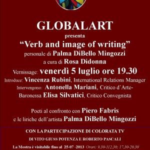 “Verb and image of writing”