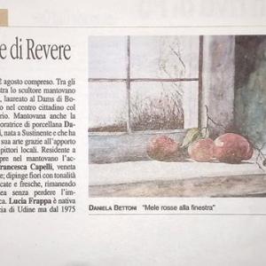 EFFETTO ACQUA, ACQUERELLI E SCULTURE A PALAZZO DUCALE