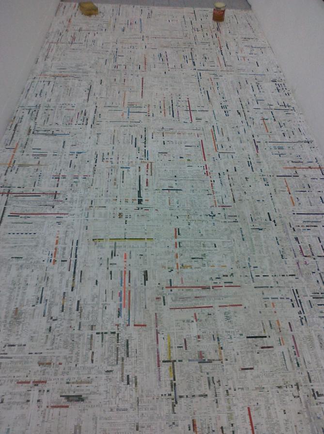 Read Between the Lines-Floor Piece