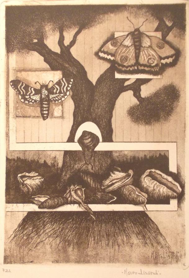 Mauro Lisardi - L'Albero 2013 - acquaforte Mauro Lisardi - L'Albero 2013 - acquaforte