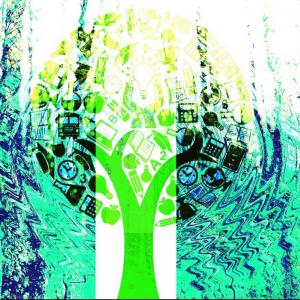 ALBERO#2 TECNICA ARTE DIGIGITALE STAMPA FINE ART SU PLEXGASS O ALLUMINIO  FTO 100X100 CM / LEOMsign2015