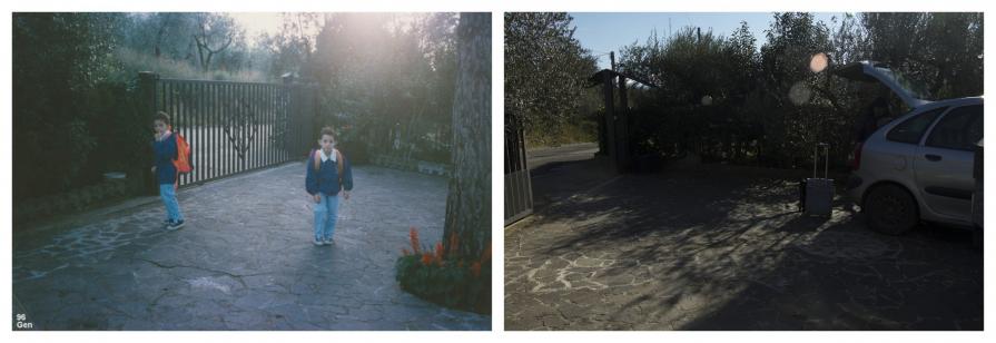 when i was back there here