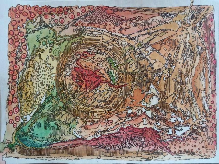 Never ending drawing