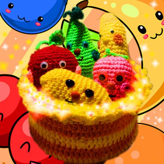 " L'ALLEGRA FRUTTA AMIGURUMI KAWAII " " L'ALLEGRA FRUTTA AMIGURUMI KAWAII "