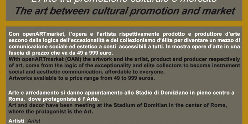 openARTmarket / l'arte tra promozione culturale e mercato