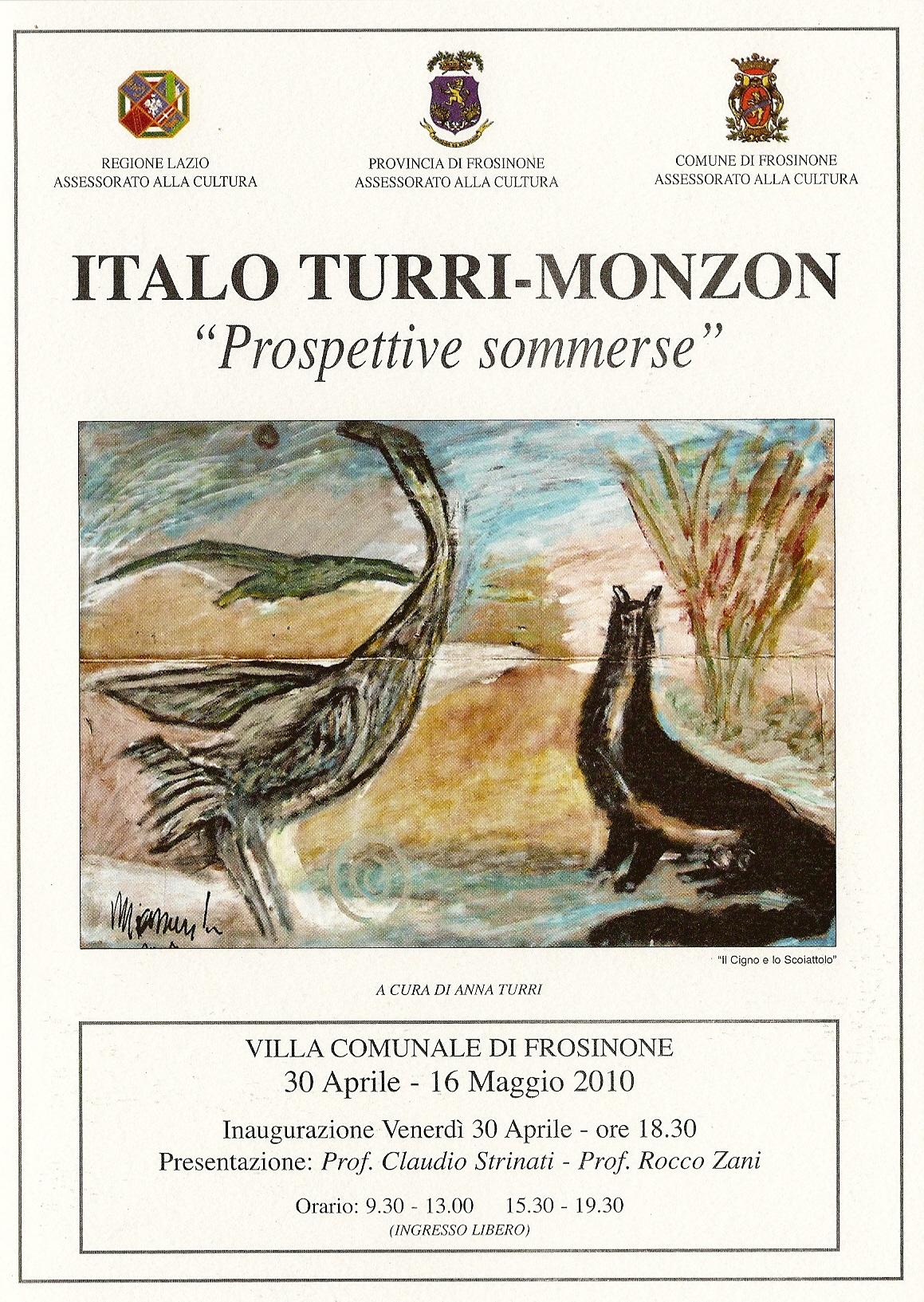 ITALO TURRI: PROSPETTIVE SOMMERSE