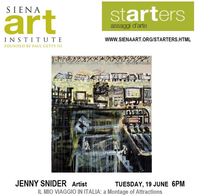 stARTers: assaggi d'arte con Jenny Snider