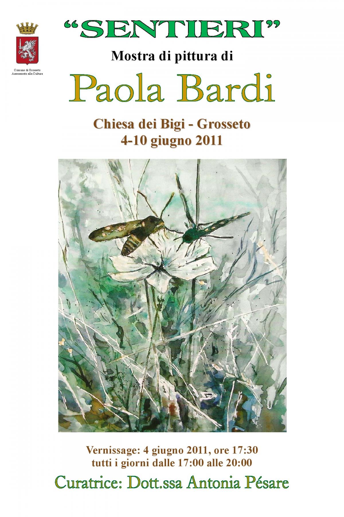SENTIERI - exibition of PAOLA BARDI