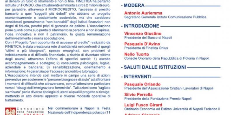 CARTELLA D'ARTE in occasione dell convegno:IMMIGRAZIONE,SICUREZZA,MICROCREDITO,INTEGRAZIONE