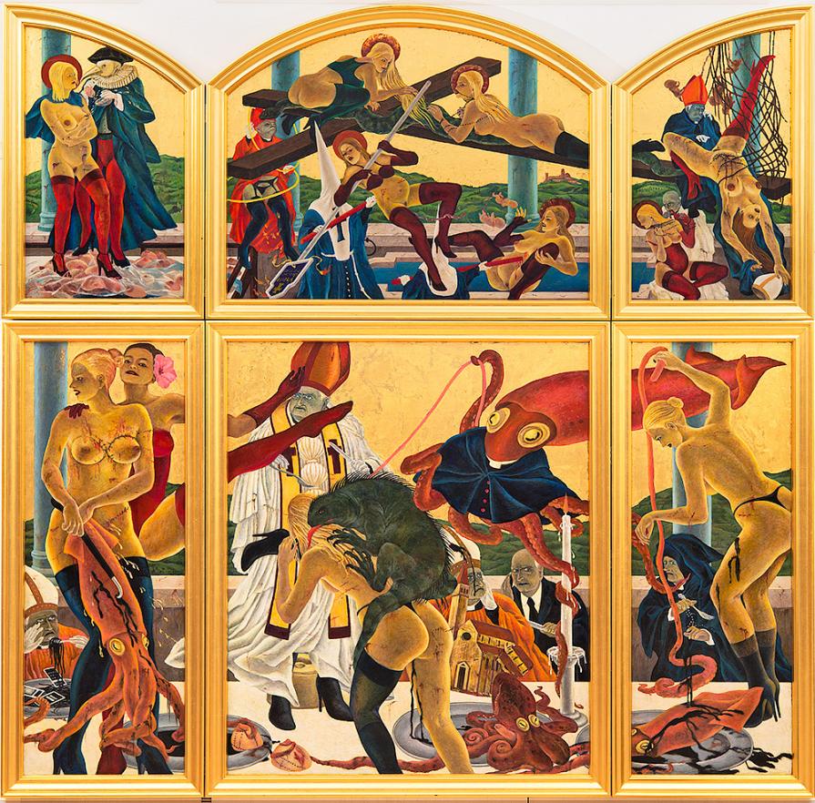 The Cloister Last Supper/Eve and Giant Squid Hunters