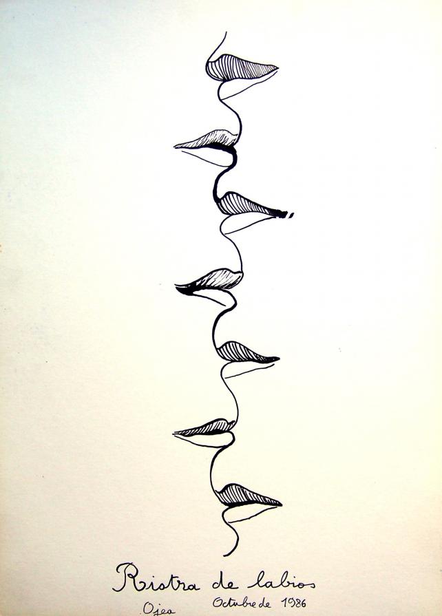 Ristra de labios, 1986
