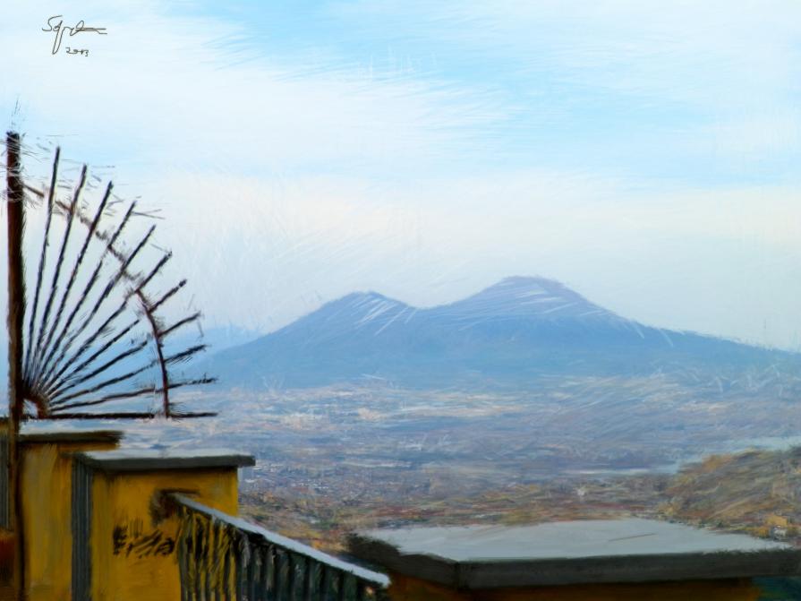 VESUVIO DALLE RIMEMBRANZE DEI CAMALDOLI.