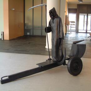 Metal Sculptures, Death on a Trailer 