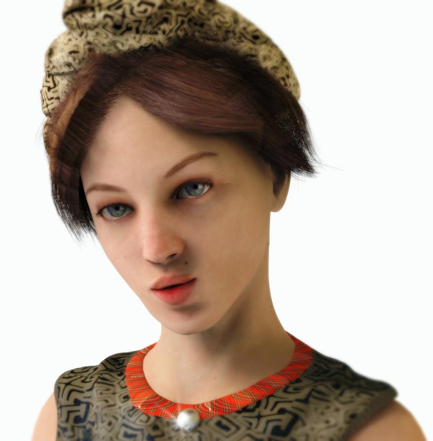 Ritratto di donna Virtuale