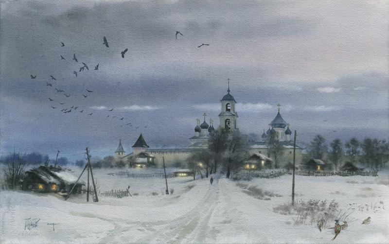 Russian Winter_29 x 47 cm. 2014