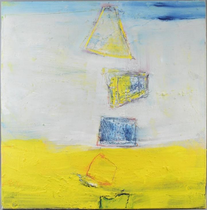 Olivier Steffens - Geometrie - olio su tela - 59 x 59