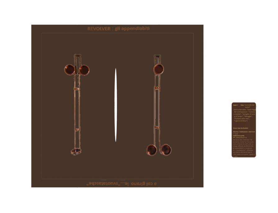 "Concetto terreno e divino" (titoli arternativi: "Sesta Legge del Contrappasso", "Lezione e monito", "Spiraglio di Luce e di Tempo", "Miraggio", "Font "Concetto terreno e divino" (titoli arternativi: "Sesta Legge del Contrappasso", "Lezione e monito", "Spiraglio di Luce e di Tempo", "Miraggio", "Font