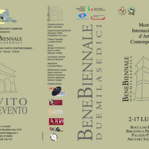 Benebiennale 2016, Mostra Internazionale d'Arte Contemporanea