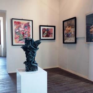 EFFETTO ACQUA, ACQUERELLI E SCULTURE A PALAZZO DUCALE