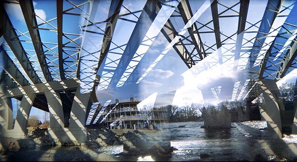 Sauk Rapids Bridge from Below (detail)