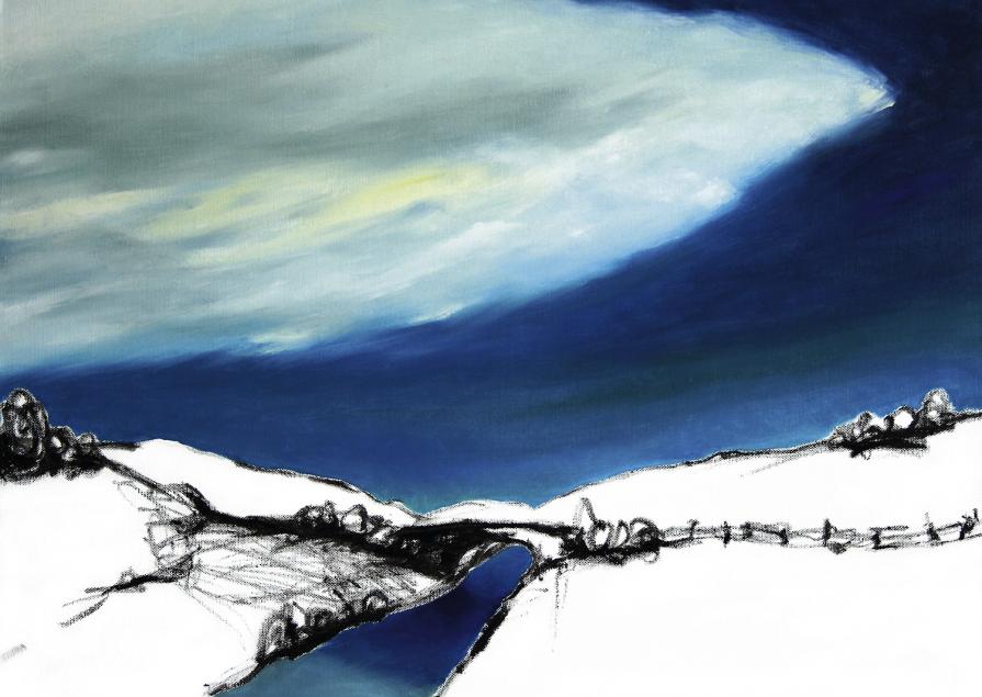 Brücke übers Blau... (Bridge over the Blue)