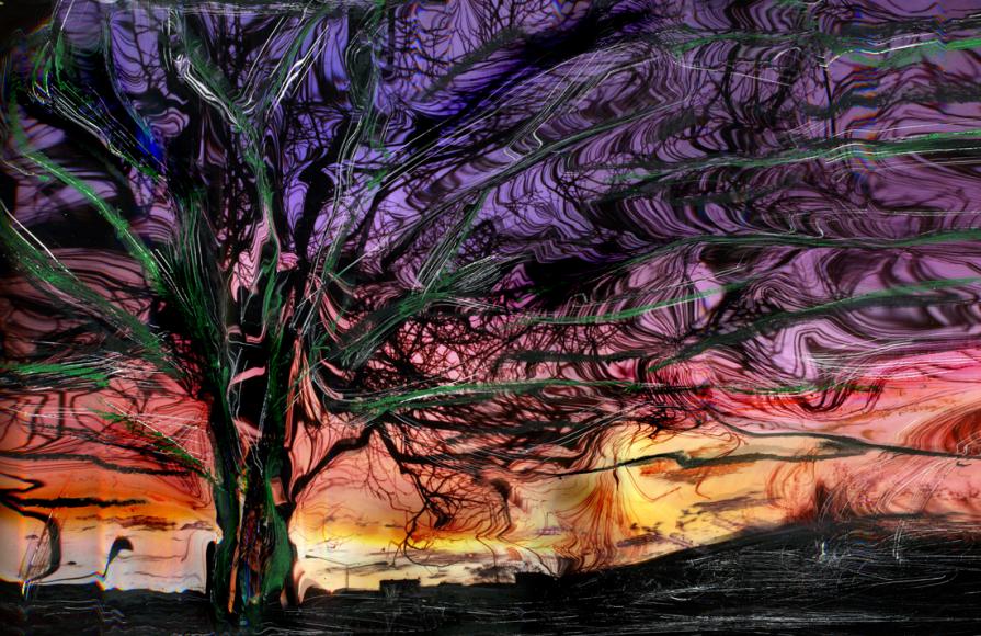 unire fotopittura un esercizio di una nuova alba