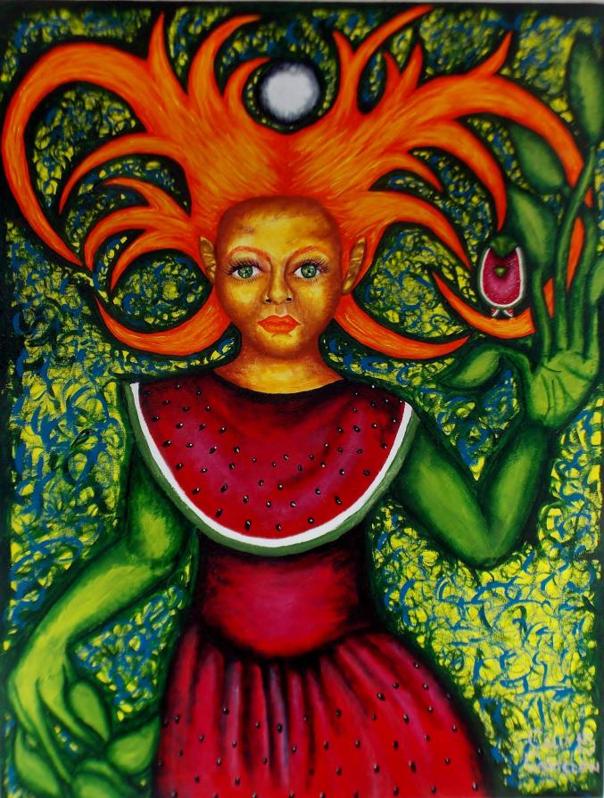 Mujer talada que retoña (