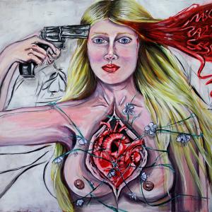 Tutto l’amore che posso - Daisy Triolo paint exhibition