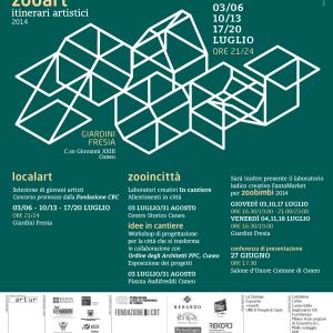 ZOOart 2014 - Opening 3 July 2014 9.30 p.m. - Giardini Fresia, Cuneo