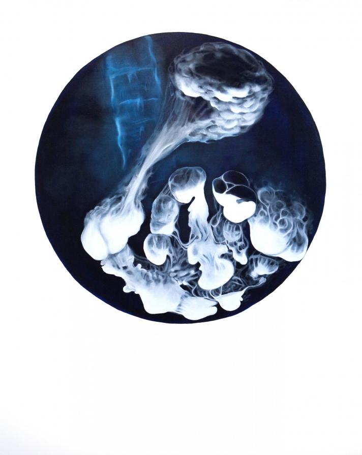 Small bursts of air will be delivered through the tube.