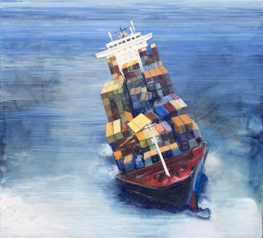  Nuova Zelanda; 100x110cm; olio su tela 2011