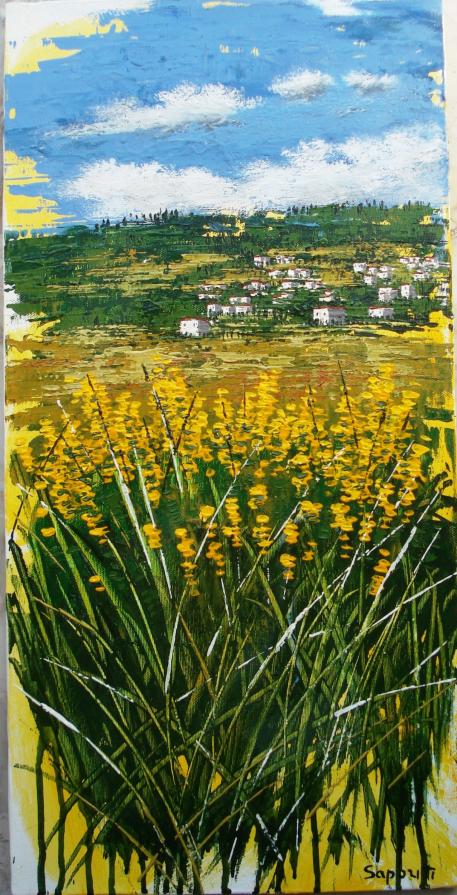 Marco Saporiti – Paesaggio in giallo