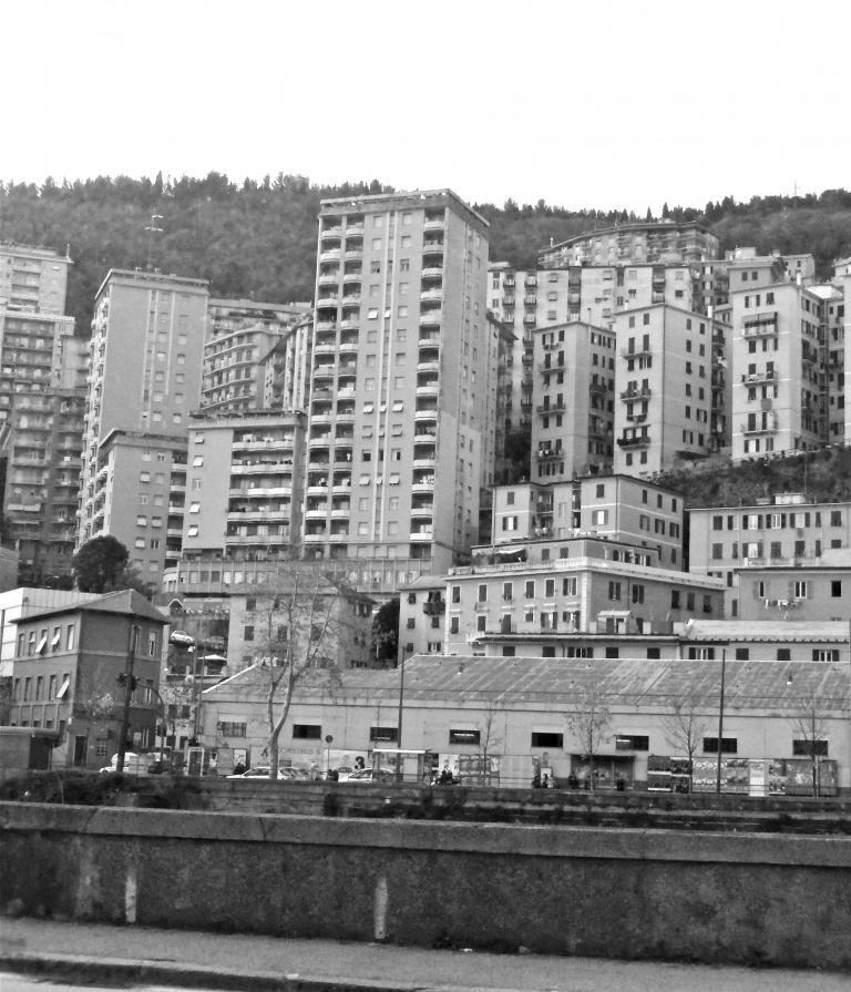 Colata di cemento in Val Bisagno - GE 