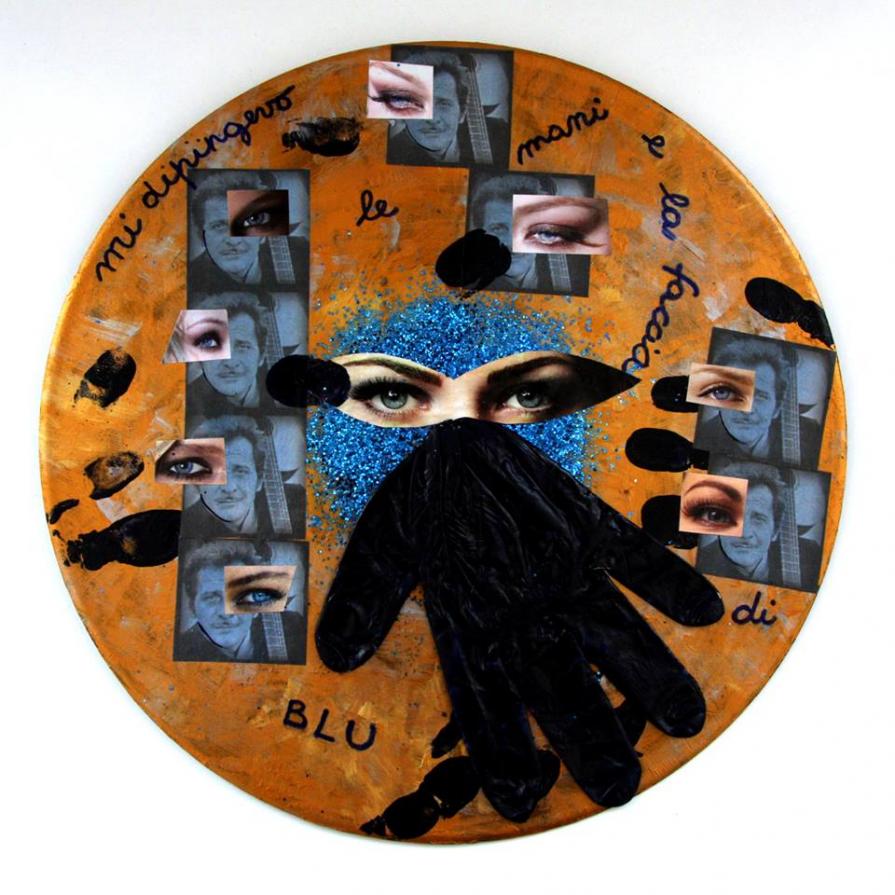 Mi dipingevo le mani e la faccia di blu.....