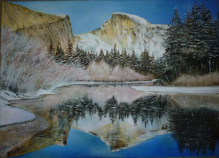  MONTAGNA CHE SI SPECCHIA SUL LAGO