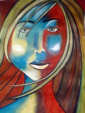 Cosmic Beauty- Original Water Color Painting