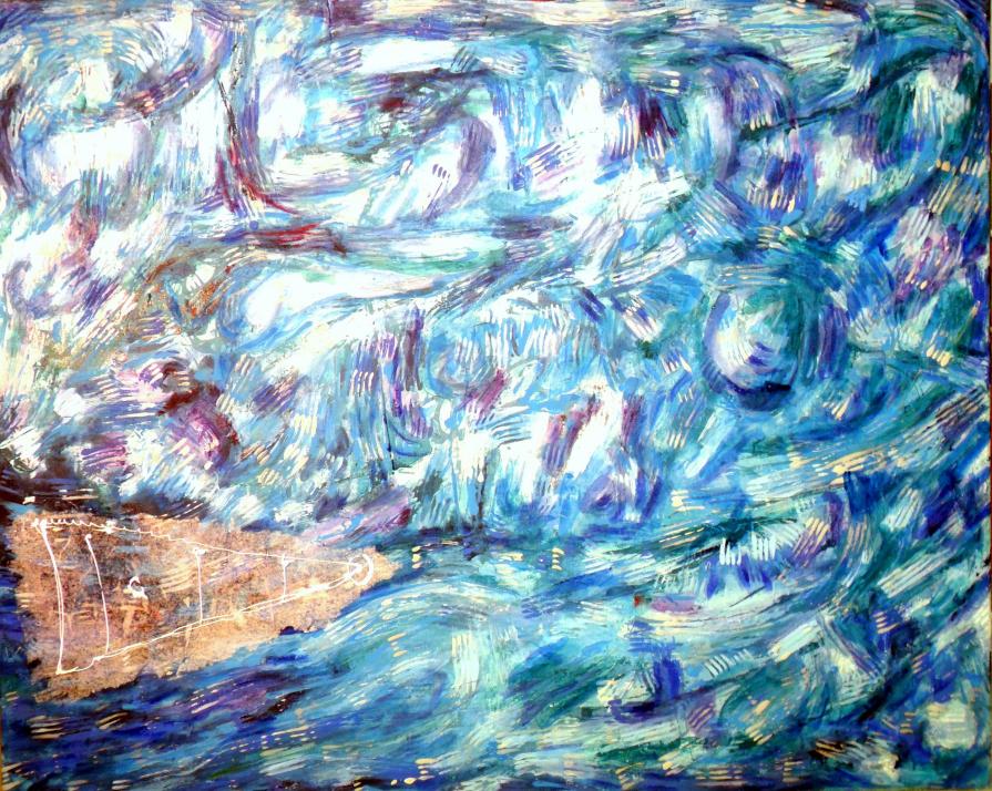 Diálogo de partículas antes de la creación. Dialogo con el agua.   