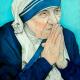 Madre Teresa di Calcutta. Pastello su cartoncino per pastelmat.