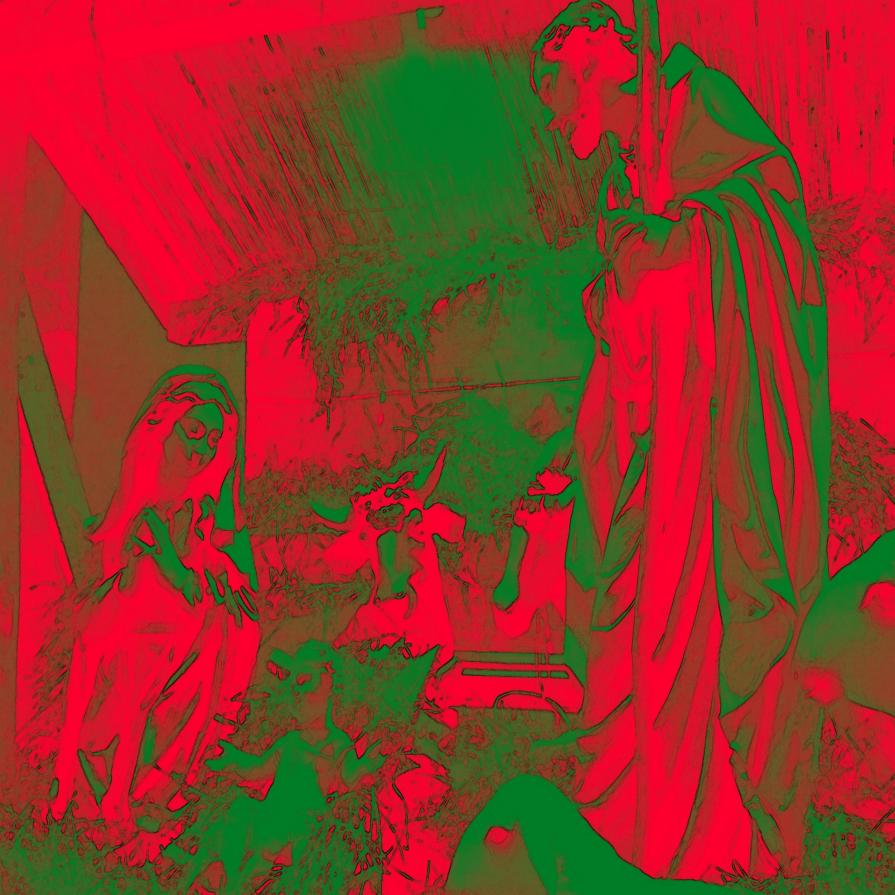 Oggi mi siedo a guardare il presepe...!!!