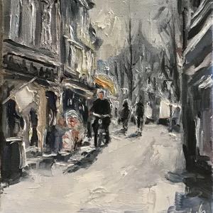 Schwäbisch Hall Olio 25 x 20 cm