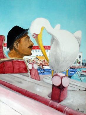 Petros di Mykonos con Theodore