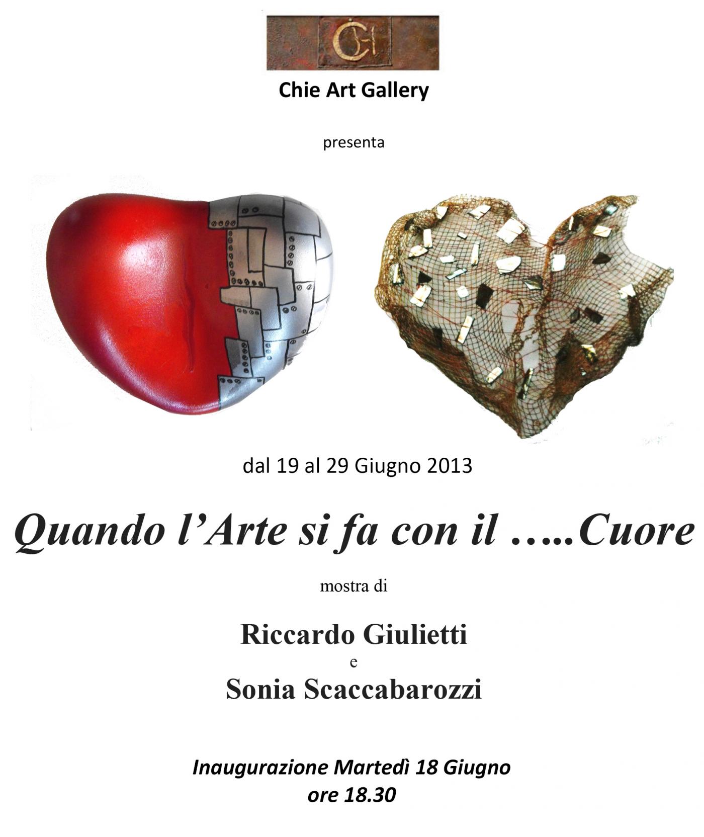 Quando l'arte si fa con il ...cuore