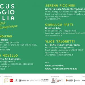 Arteam Cup Focus Reggio Emilia. Ricognizioni In Contemporanea