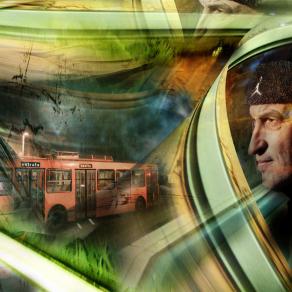  dal finestrino del treno,tutto si muove davanti a me. 