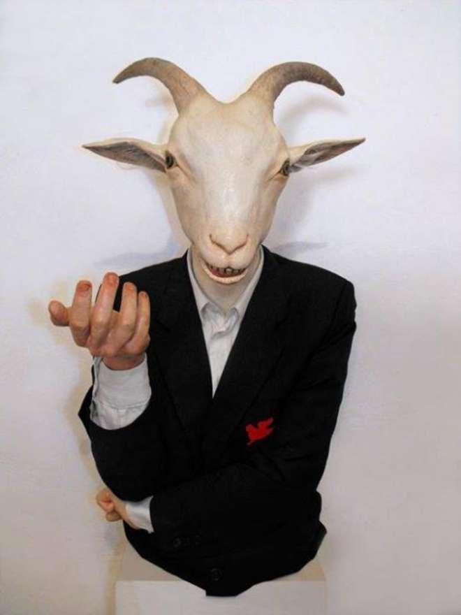 IlGazzettino Venezia Mestre: “Capra!”: l'opera d'arte che si scaglia contro la Biennale di Venezia